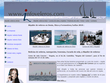 Tablet Screenshot of infoveleros.com